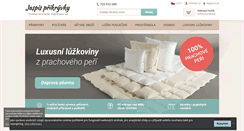 Desktop Screenshot of jaspis-prikryvky.cz